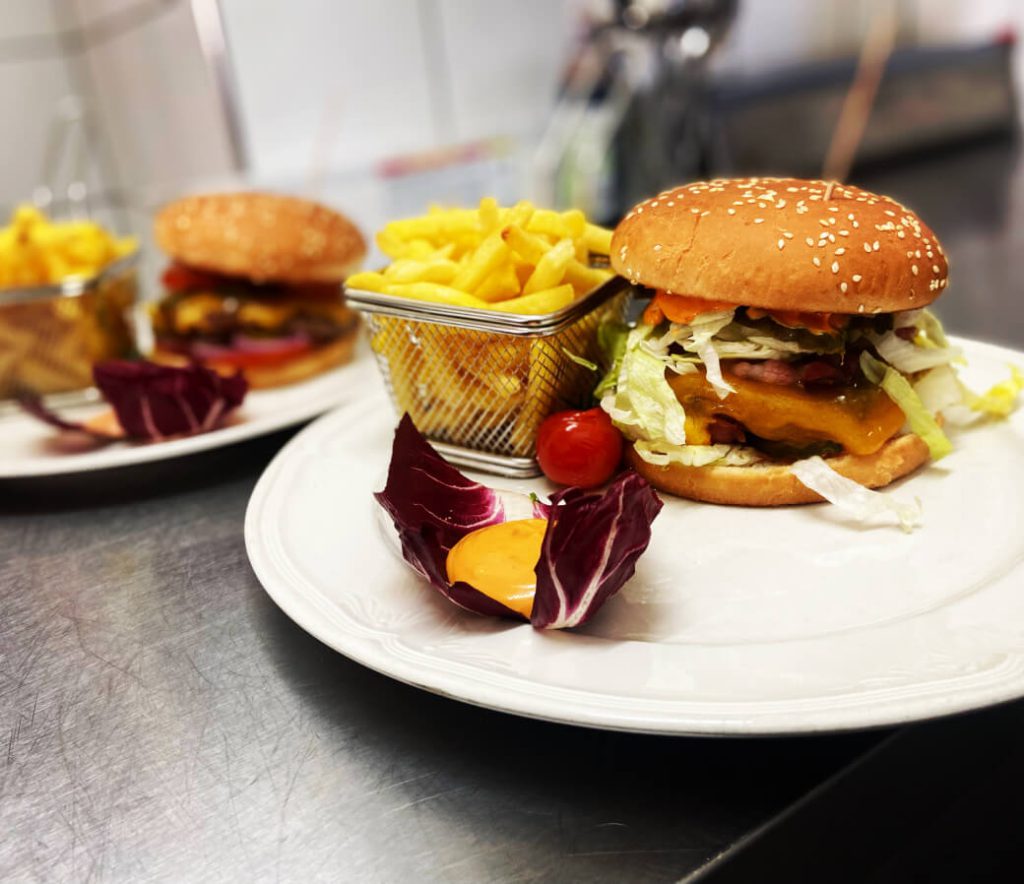 Hausgemachte Hamburger